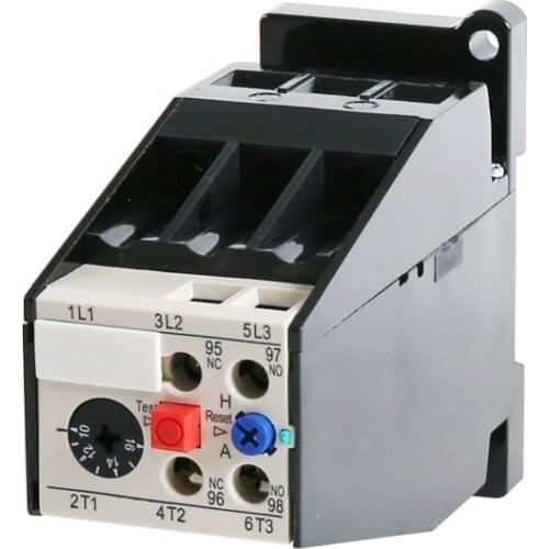 AC 0.4A - 63A All-Ampere Motor Protector Protection Thermal Overload Relay 1 NO 1 NC