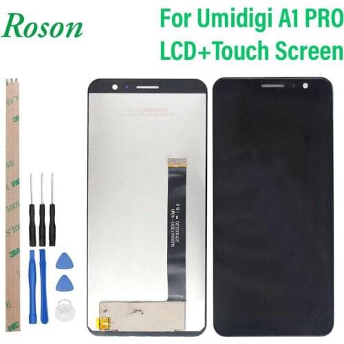 Roson for UMI Umidigi A1 Pro LCD Display and Touch Screen With Frame Assembly Repair Parts For UMI Umidigi A1 Pro