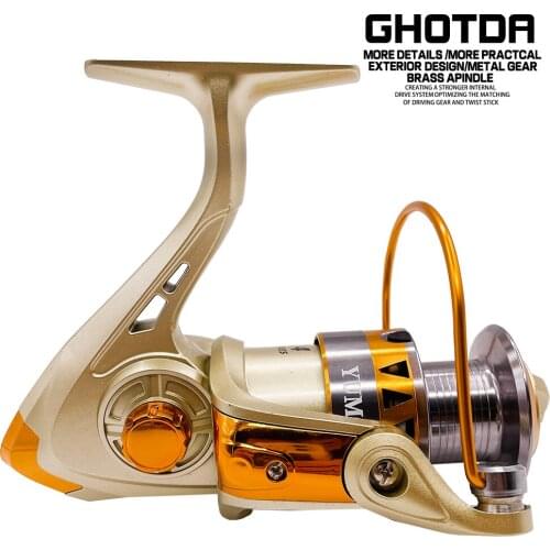 Fishing Reel 2000-7000 Metal Spool Spinning Reel Saltwater Reel Fishing Accessories