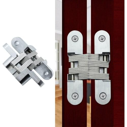 Concealed Hinge Folding Door Cross Hinge Invisible Door Cross Hinge Soft Closing Cabinet Furniture Hardware
