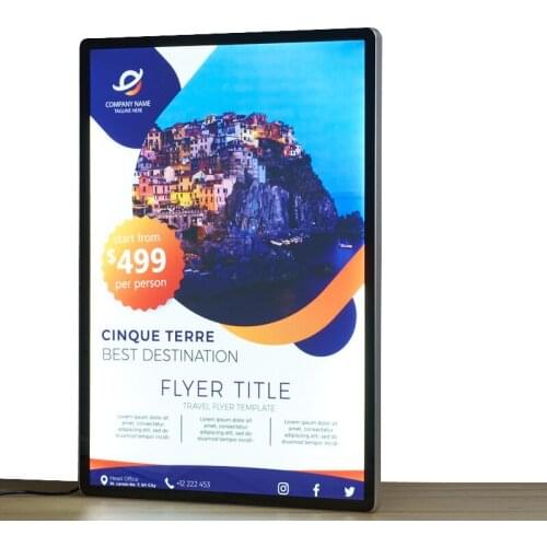 Light led magnetic led sign board indoor sign led