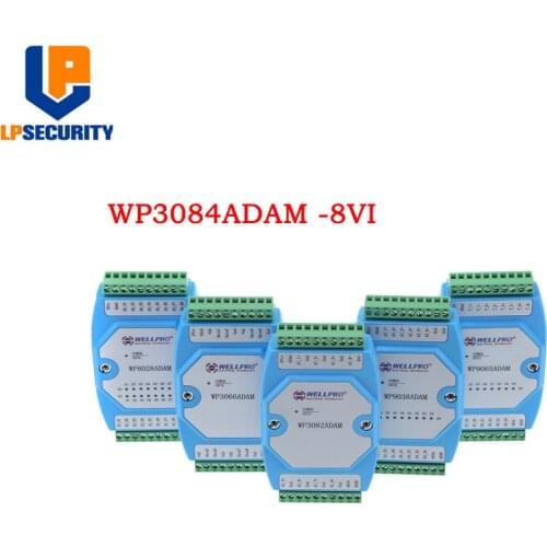 WP3084ADAM ( 8VI ) _ 0-10V analog input module / RS485 MODBUS RTU communication