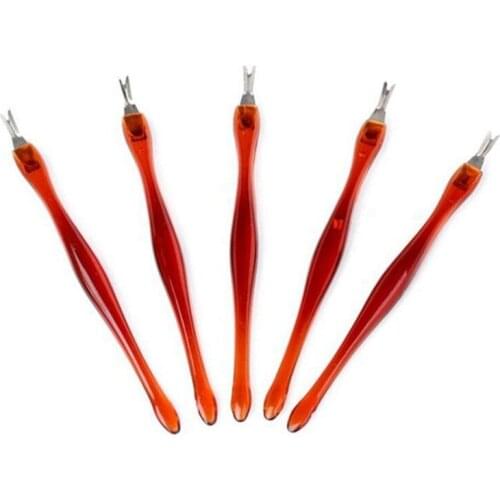 5pcs Dead Skin Fork Trimmer Peeling Knife Cuticle Remover Nail Art Tool Women Manicure Nail Tool makeup tool