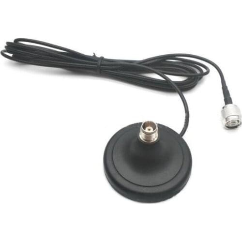 TNC microphone antenna base with magnet and 3m cable for high gain antennas aerial base