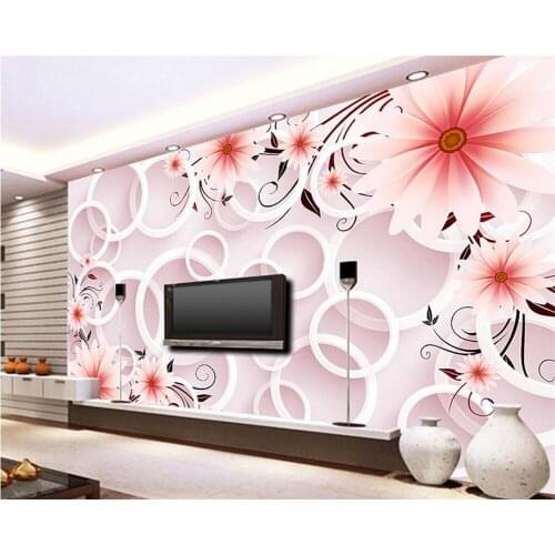 Beibehang wallpaper for walls 3 d Custom 3D Dream Flower Photo Wallpaper 3D Living Room Home Decoration papel de parede 3d