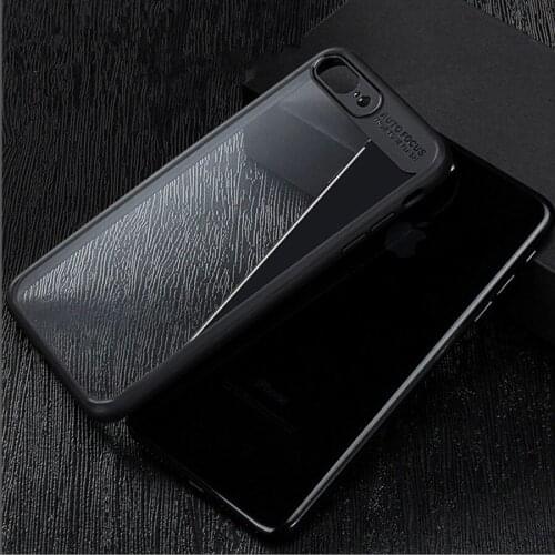 LANCASE Smartphone Bag Case for iPhone 8 Cover Luxury Silicone Hard Transparent Shockproof Fundas Coque for iPhone 8 7 Plus Case