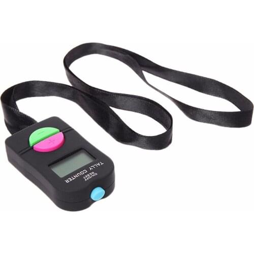 Digital Hand Tally Counter Electronic Manual Clicker Golf Gym Hand Held Counter