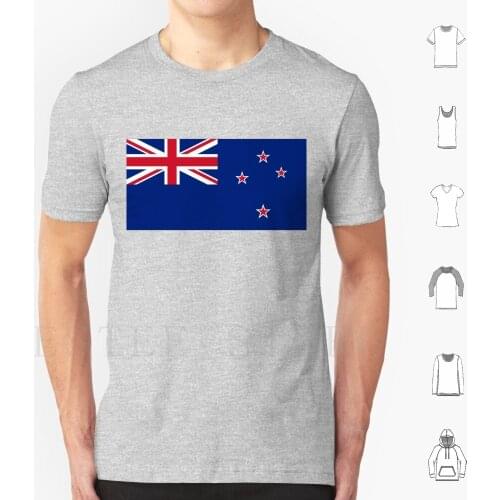 New Zealand Flag T Shirt Print Cotton New Zealand Island Stars Flag Country World Fashion Men Womens Trends Tendencies Hipster