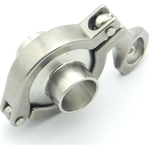 304 Stainless Steel Sanitary Pipe Fitting Set 22mm Pipe OD Sanitary 1.5" Tri Clamp Weld Ferrule + Tri Clamp + Silicon Gasket