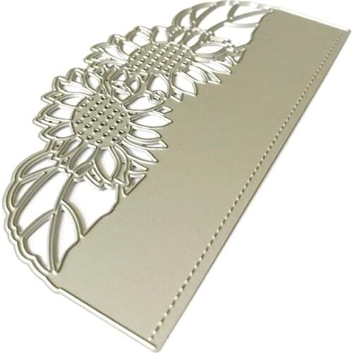 Envelope Flower Metal Cutting Dies Stencil Scrapbooking DIY Album Stamp Emboss
