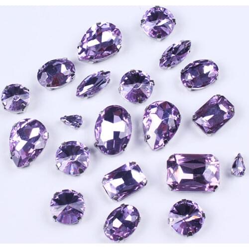 Crystals Rhinestone Strass Thermomix Rhinestones Crafts 20 PCS Different Shapes Rhinestones Mixed Style Sewn Handiwork Applique