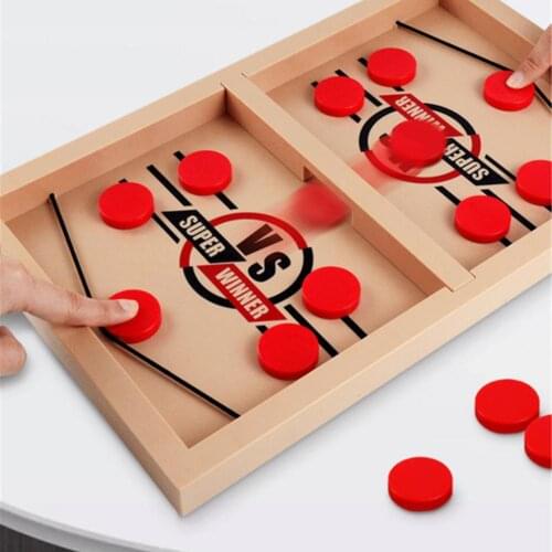 Fast Sling Puck Game Paced, Table Desktop Battle,Winner Board Games Toys For Parent-Child Interactive Chess Toy Board Table Game