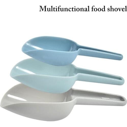 New 3pc/Set Plastic Ice Shovel Kitchen Flour Food Candy Ice Cream Scoop Bar Ice Sugar Buffet Food Scoops Wedding Home Supplies
