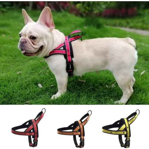 Dog Harness No-Pull Pet Harness Adjustable Outdoor Pet Vest Oxford Material Vest for Dogs Easy Control for Medium Large Dogs