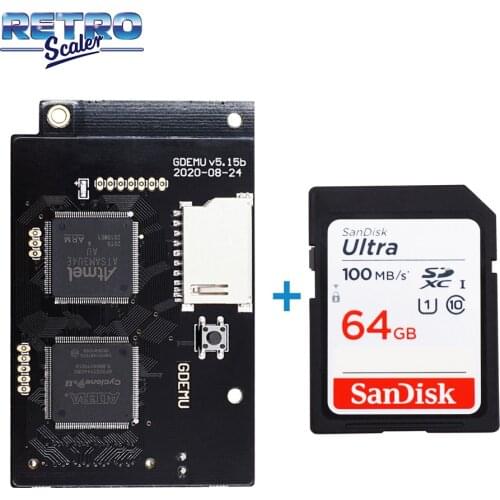 New v5.15b GDEMU Optical Drive Simulation Board for SEGA Dreamcast Console and SD/TF Card with DC Games Installed