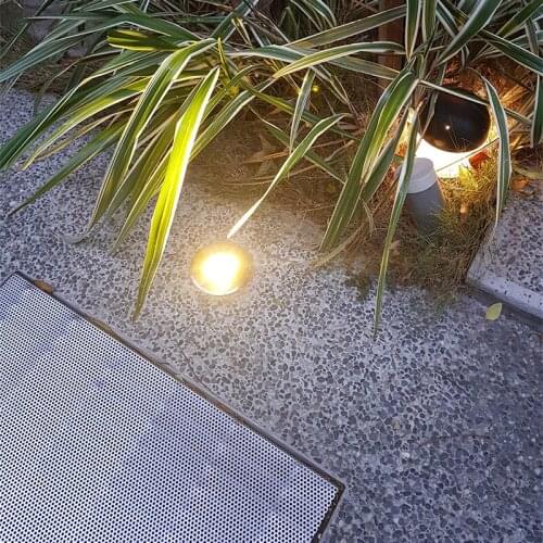 IP67 Waterproof round 3W AC85-265V LED Outdoor Ground Garden Path Floor Underground Buried Yard Lamp