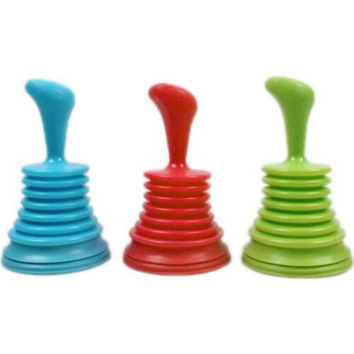 Kitchen Toilet Drain Plungers Bath Sink Power Pipe Dredging Tool Suction Cup Plug Toilet Bathroom Tools Household Cleaner