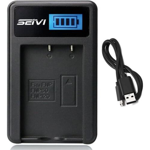 Battery Charger for Fujifilm NP-60, NP60, NP-120 and FinePix 50i, F601, M603, 601, 603, F10, F11, F401, F410 Digital Camera