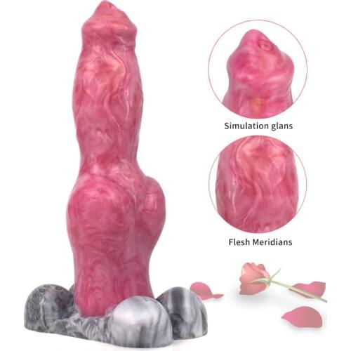 New 45cm Long Simulation Anal plug Dildo Animal Penis G Spot Stimulate Soft Silicone Huge Big Dick Suction Cup Sex Toys