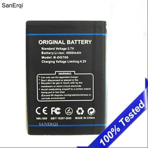 10PCS/ LOT Battery For Doogee DG700 B-DG700 TITANS2 New Replacement 4000mAh Batterie High Quality