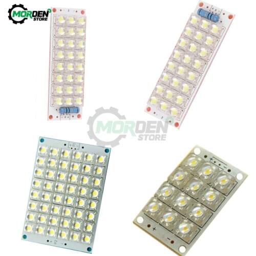 12/24/48 LEDs Super Bright DC 5V/12V White Light Piranha Panel Lamp Board Module Night LED Lights Lamp