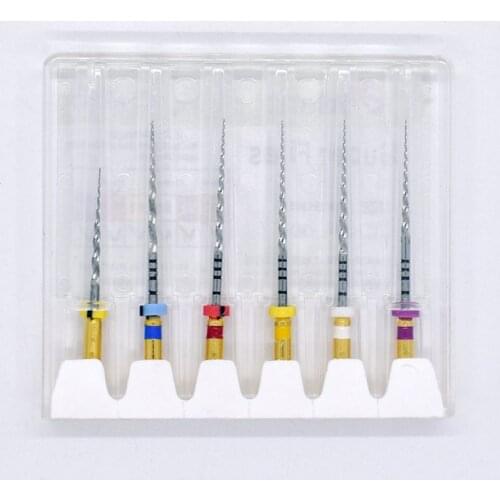 6Pics 25MM X1-X3 Dentist Root Canal Treatment Preparation Dental Super Next Flexible Files Endo Filling Tools Tooth Whitening