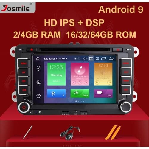 4GB 64G 8 Core 2 Din Android 9 Car Multimedia For Amarok Volksagen VW Passat B6 Skoda Octavia 2 Superb 2 Seat Leon golf 56 radio