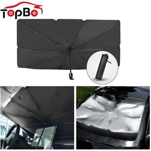Auto Foldable Front Window Covers Heat Insulation Car Sunshade Protector Parasol Umbrella Windshield Car Interior Accessories