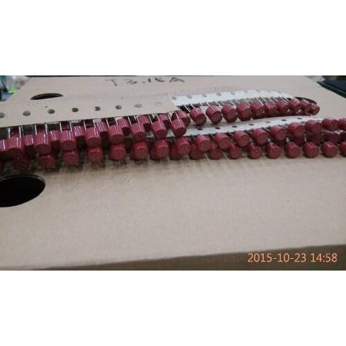 Cylindrical fuse 1.6A T1.6A 250V 382 100pcs Cylindrical plastic fuse LCD TV power board commonly used Free shipping