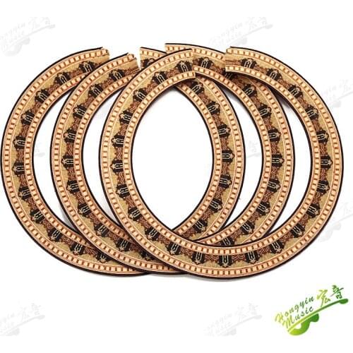 3PCS Guitar Sound hole Inlay WOOD For Classical guitar Guitar Accessories YKQ70
