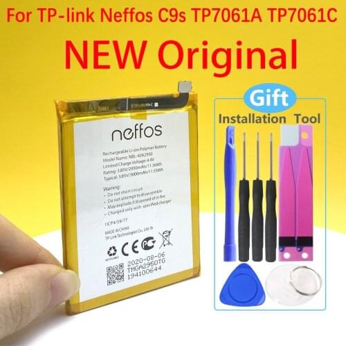 NBL-40A2950 Battery For TP-link Neffos C9s TP7061A TP7061C Mobile Phone NEW 3000mAh Battery In Stock
