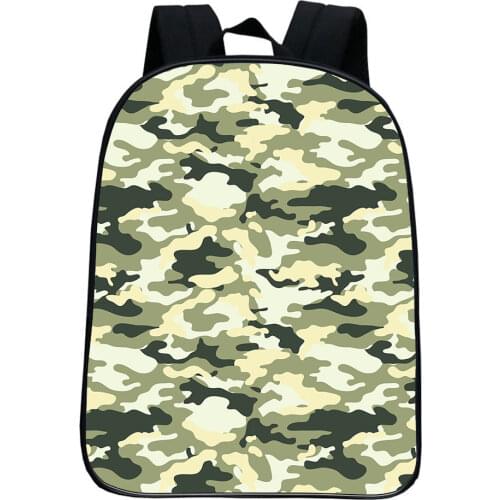 Camouflage Backpack Boys Girls Bag Students School Bags New Mochila Everyday Bookbag Children Travel Rucksack