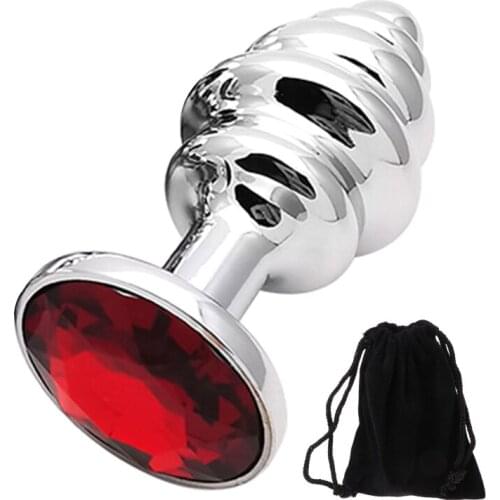 Metal Butt Plug Waterproof Women Manual Stimulation Adult Masturbating Sex Toy Lesbian Couples Pleasure