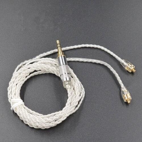 Newest Original KZ 100-cores Earphone Upgrade Cable Custom Made For Shure SE535 SE846 UE900 DZ7 DZ9 DZX LZ A3 QT5 MMCX Cable