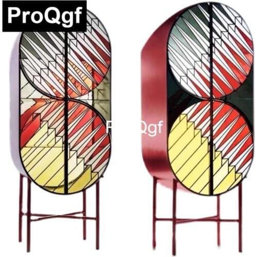 QGF 1Pcs A Set ins Prodgf Candy Design Boss Sideboard Wine Cabinet
