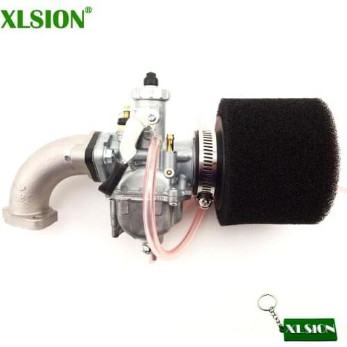 XLSION Mikuni VM22 26mm Carburetor Carb Assembly 38mm Air Filter Intake Pipe Gasket For 110cc 125cc 140cc SSR YCF BSE Pit Dirt