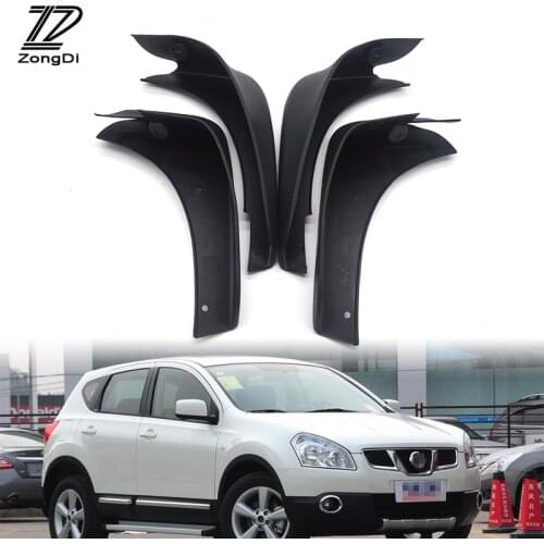 ZD Car Front Rear Mudguards For 2007 2008 2009 2010 2011 2012 2013 Nissan Qashqai / +2 / Dualis J10 Mudflaps Accessories Fenders