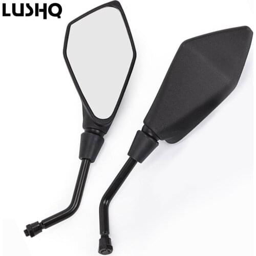 2PCS Motorcycle Bar End Mirrors Rearview Motorcycle Mirror 10MM Motorbike Rear View Mirror Acessorios Para Moto Dirt Pit Bike