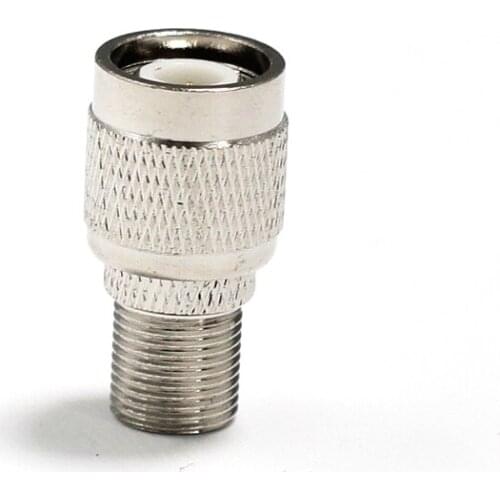 1PC NEW TNC Male Plug to F Female Jack RF Coax Adapter convertor Straight Nickelplated wholesale