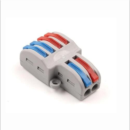 50pcs SPL-42T Quick connector Fast multi-function wire connecting artifact splicing one to open the docking terminal