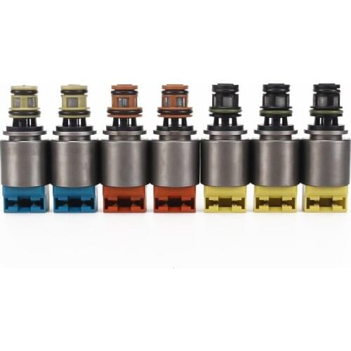 7 PCS/SET 6HP21 Transmission Solenoid Valve Kit Fit For BWM AUDI HYUNDAI 2007-2010 Car Accessories