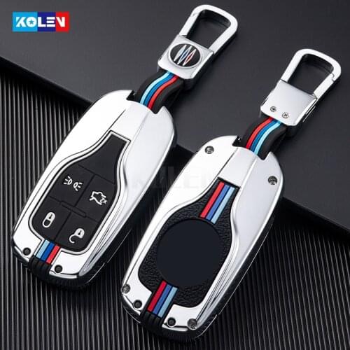 Zinc alloy Car Remote Key Cover Case Shell Fob Keychain Holder For Maserati Levante Ghibli Quattroporte GT Granturism GranCabrio
