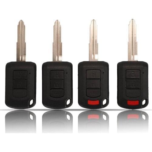 Kutery 2/3/4 Buttons Replacement Remote Car Key Shell Case Fob For Mitsubishi Outlander ASX Lancer EX