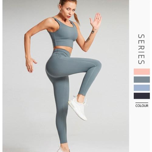 Exercise Yoga Set Sports Bra and Leggings Jogging Women Gym Set Clothes 2-piece set yoga Sports Tights Women Fitness Sports Suit