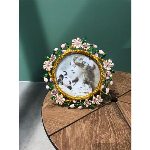 Fashion Metal Frame Photo Frames Home Decor Item Wedding Gifts Photo picture frame Birthday gift wedding decoracion XC013