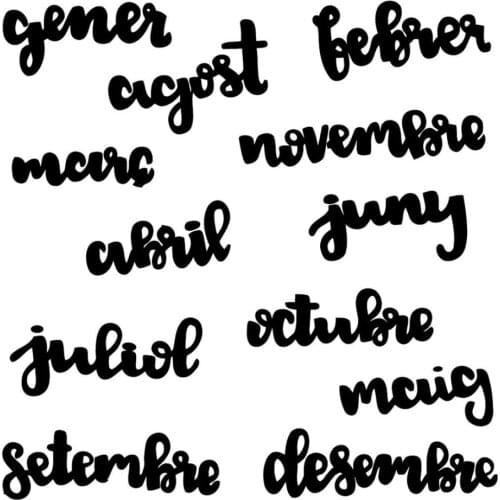 Spanish 72 stamp Clear Stamp for Scrapbooking Transparent Silicone Rubber DIY Photo Album Decor