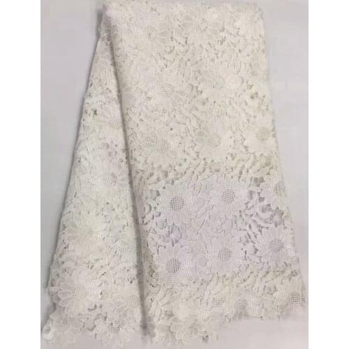 New nigerian popular swiss voile net lace, white African lace fabric high quality for party wedding dress 5yd/lot