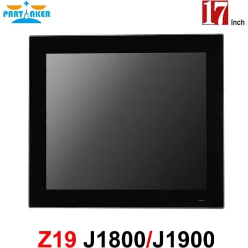 Partaker Z19 Industrial Panel PC IP65 All In One PC with 17 Inch Intel Celeron J1800 J1900 with 10-Point Capacitive Touch Screen
