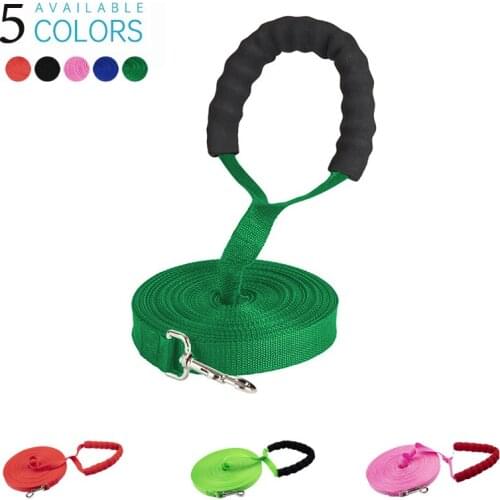 Pet Leash Dog Training Traction Rope With Handle Comfortable Durable Small Medium Large Dog Outdoor Products Correa Perro