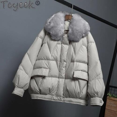 Winter Womens Down Jacket Female Coat Hooded Parkas Women Fox Fur Collar Jackets and Coats Women Clothing Chaqueta Mujer WPY202
